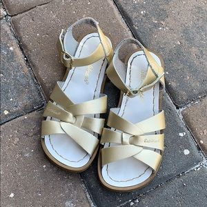 Salt Water Gold Sandals